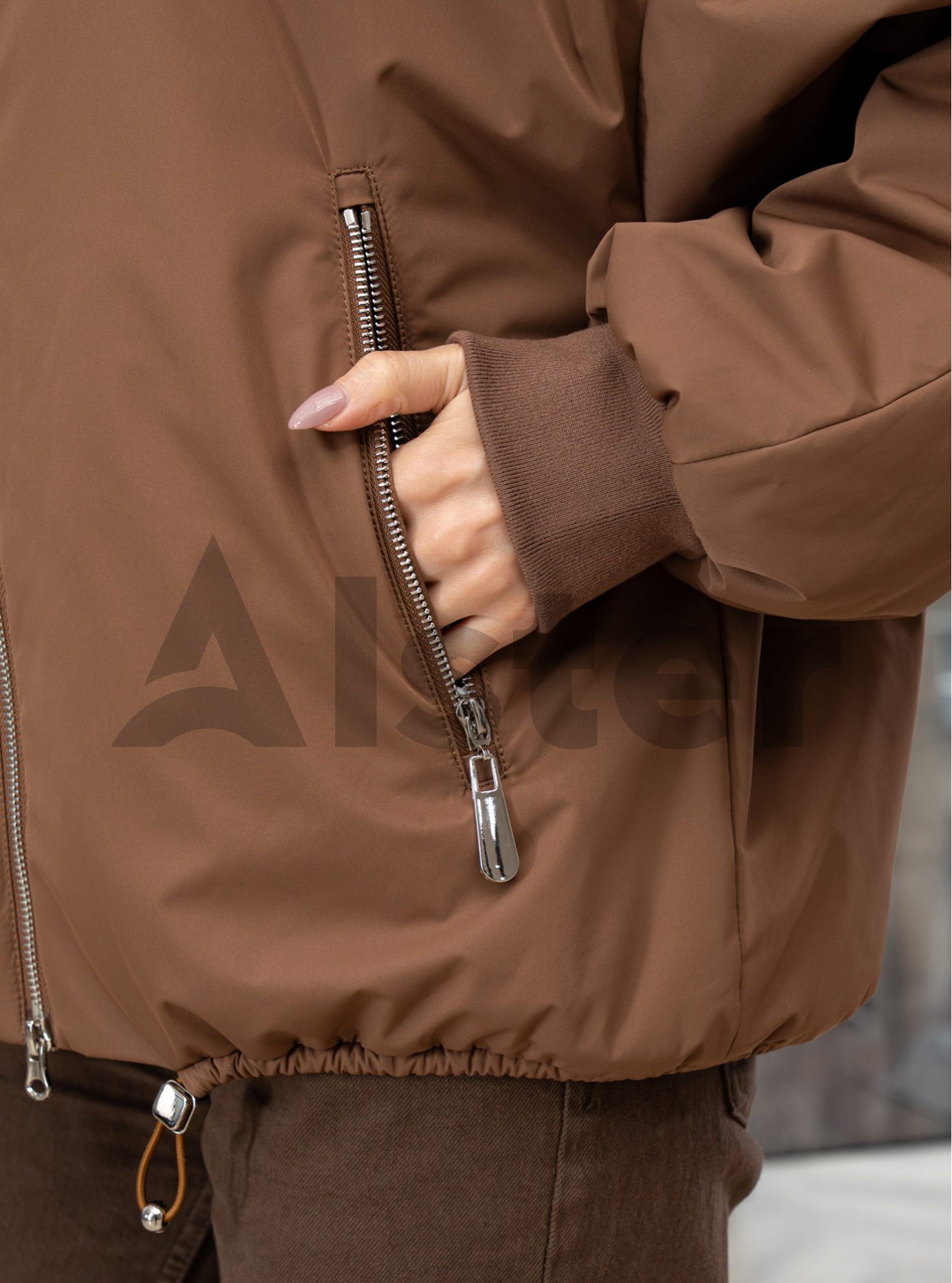 Короткая женская куртка 25C345 Snow Owl весна/осень Шоколадный S (25C345-09): фото - Alster.ua