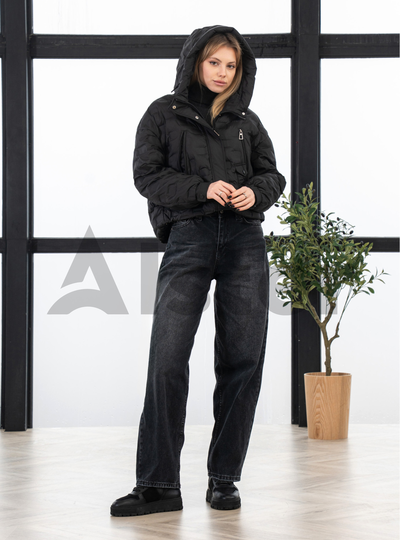 Демисезонная женская куртка Symonder 6900 Чёрный S (26SYR6900-04): фото - Alster.ua