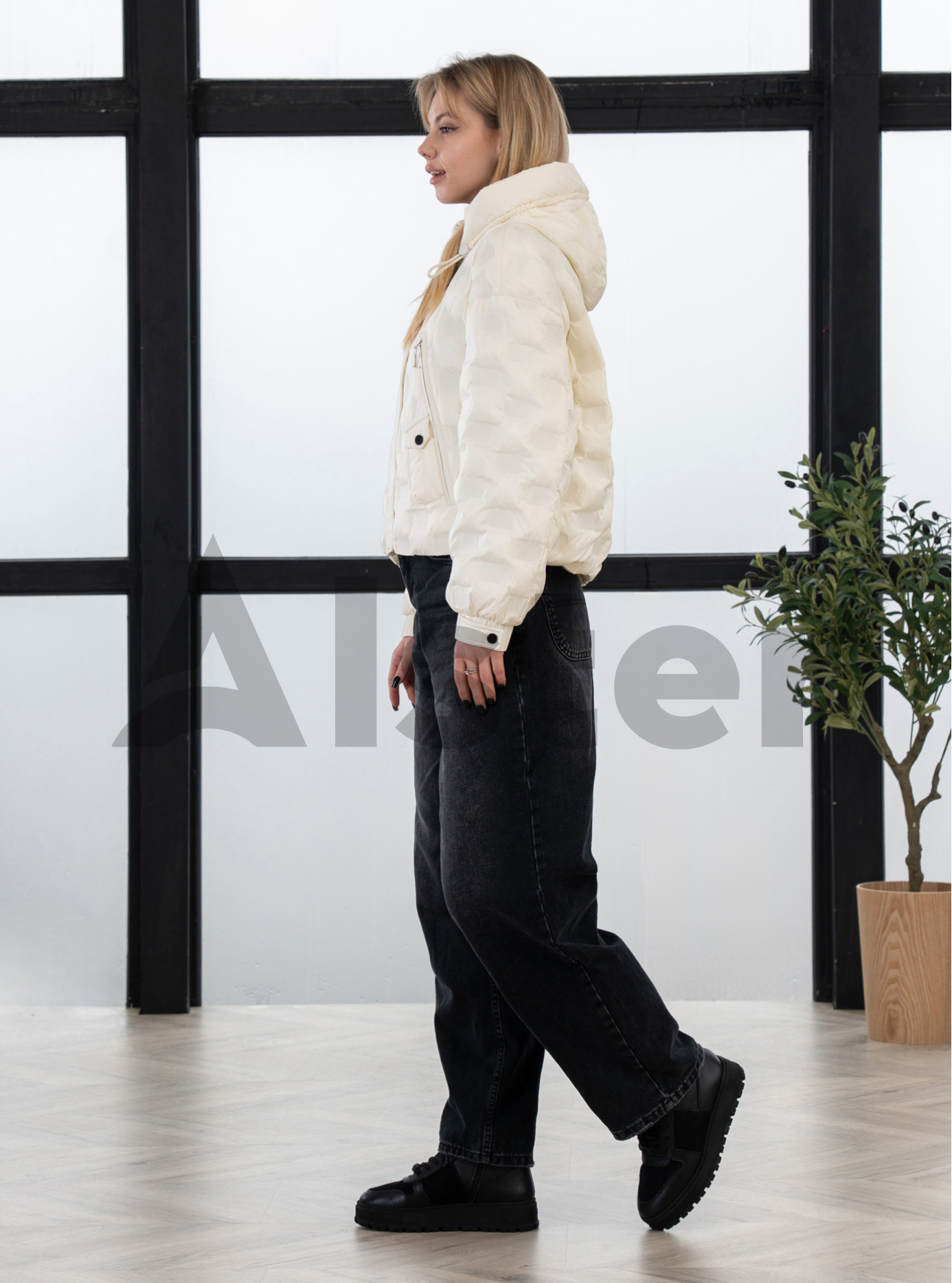 Демисезонная женская куртка Symonder 6900 Молоко S (26SYR6900-01): фото - Alster.ua