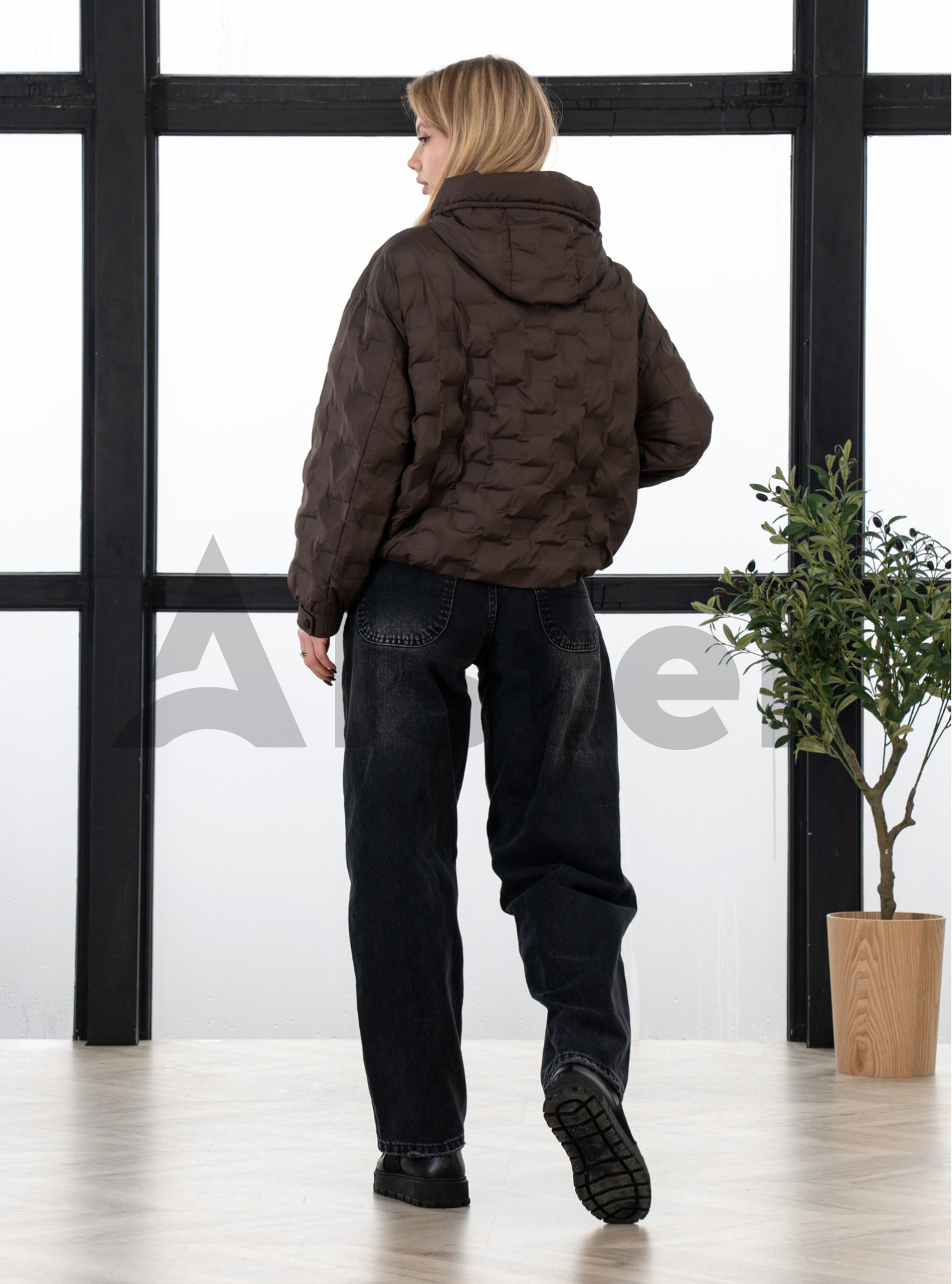 Демисезонная женская куртка Symonder 6900 Шоколадный M (26SYR6900-08): фото - Alster.ua