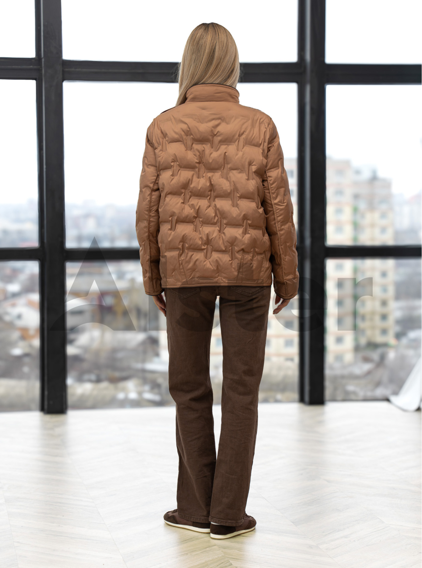 Женская двусторонняя куртка Symonder 6901 Шоколадный 2XL (26SYR6901-09): фото - Alster.ua