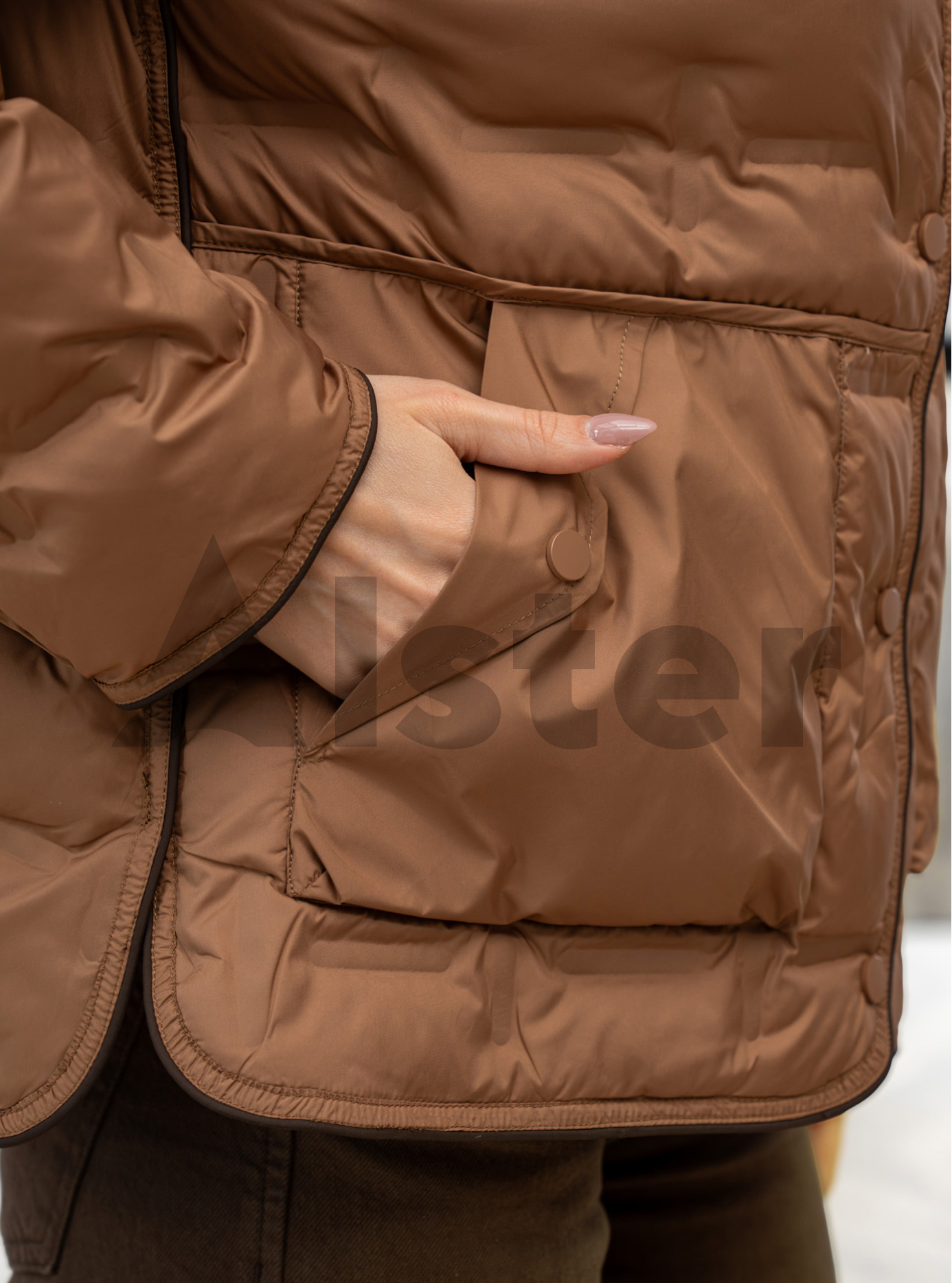 Женская двусторонняя куртка Symonder 6901 Шоколадный 2XL (26SYR6901-09): фото - Alster.ua