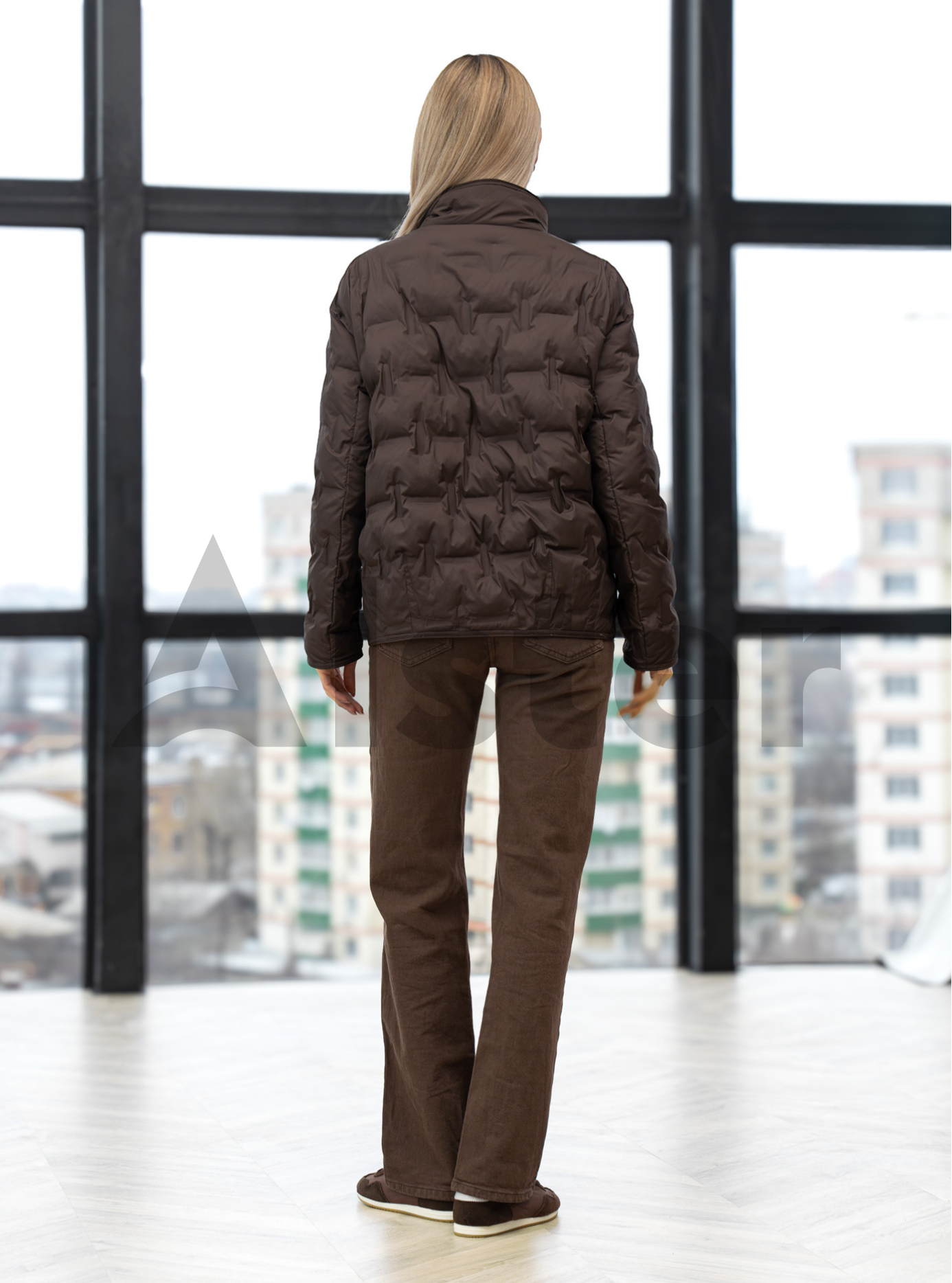 Женская двусторонняя куртка Symonder 6901 Молоко 2XL (26SYR6901-14): фото - Alster.ua