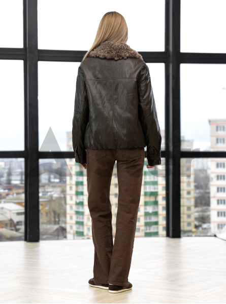 Куртка с эффектом кожи Vivilona 27108