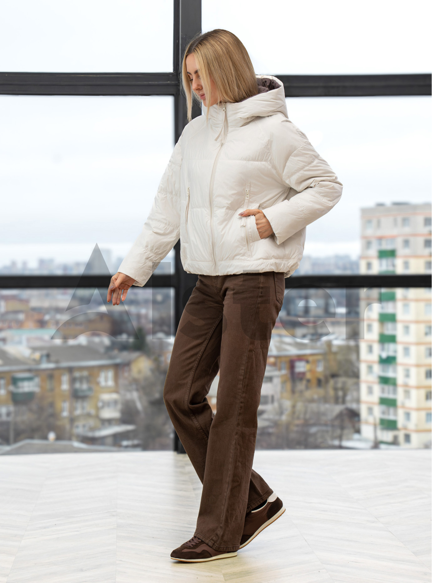 Демисезонная женская куртка Vivilona 2733 Белый S (26VIV2733-05): фото - Alster.ua