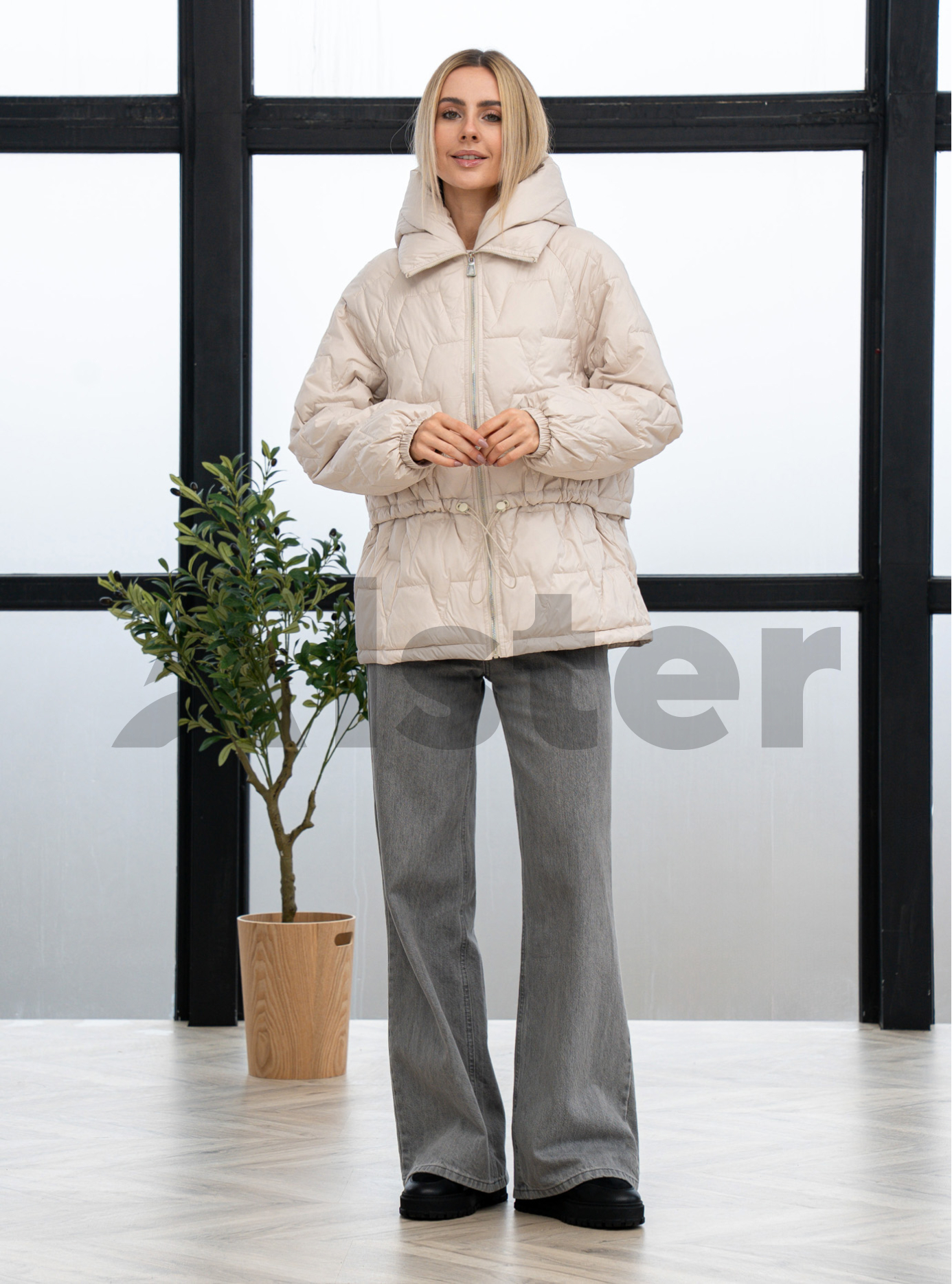 Демисезонная женская куртка Vivilona 2775 Молочный XL (26VIV2775-04): фото - Alster.ua