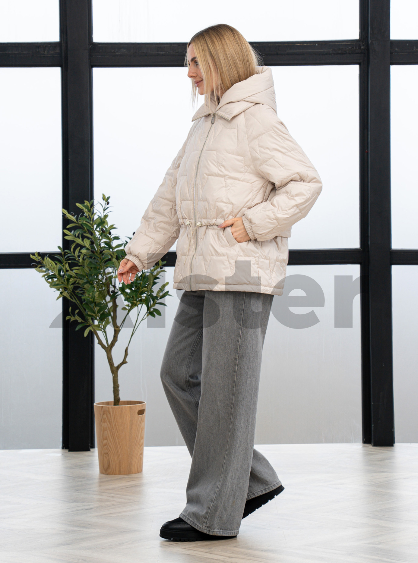 Демисезонная женская куртка Vivilona 2775 Молочный XL (26VIV2775-04): фото - Alster.ua