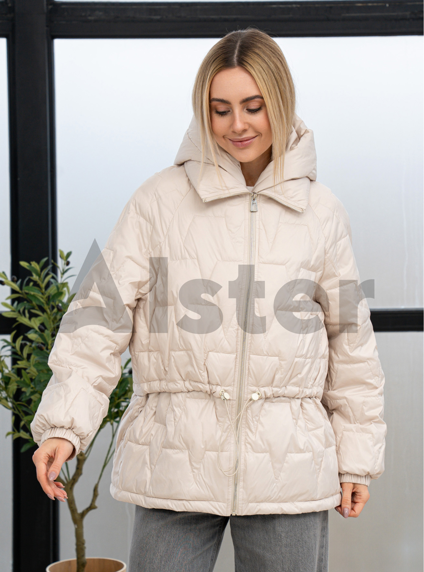 Демисезонная женская куртка Vivilona 2775 Молочный XL (26VIV2775-04): фото - Alster.ua