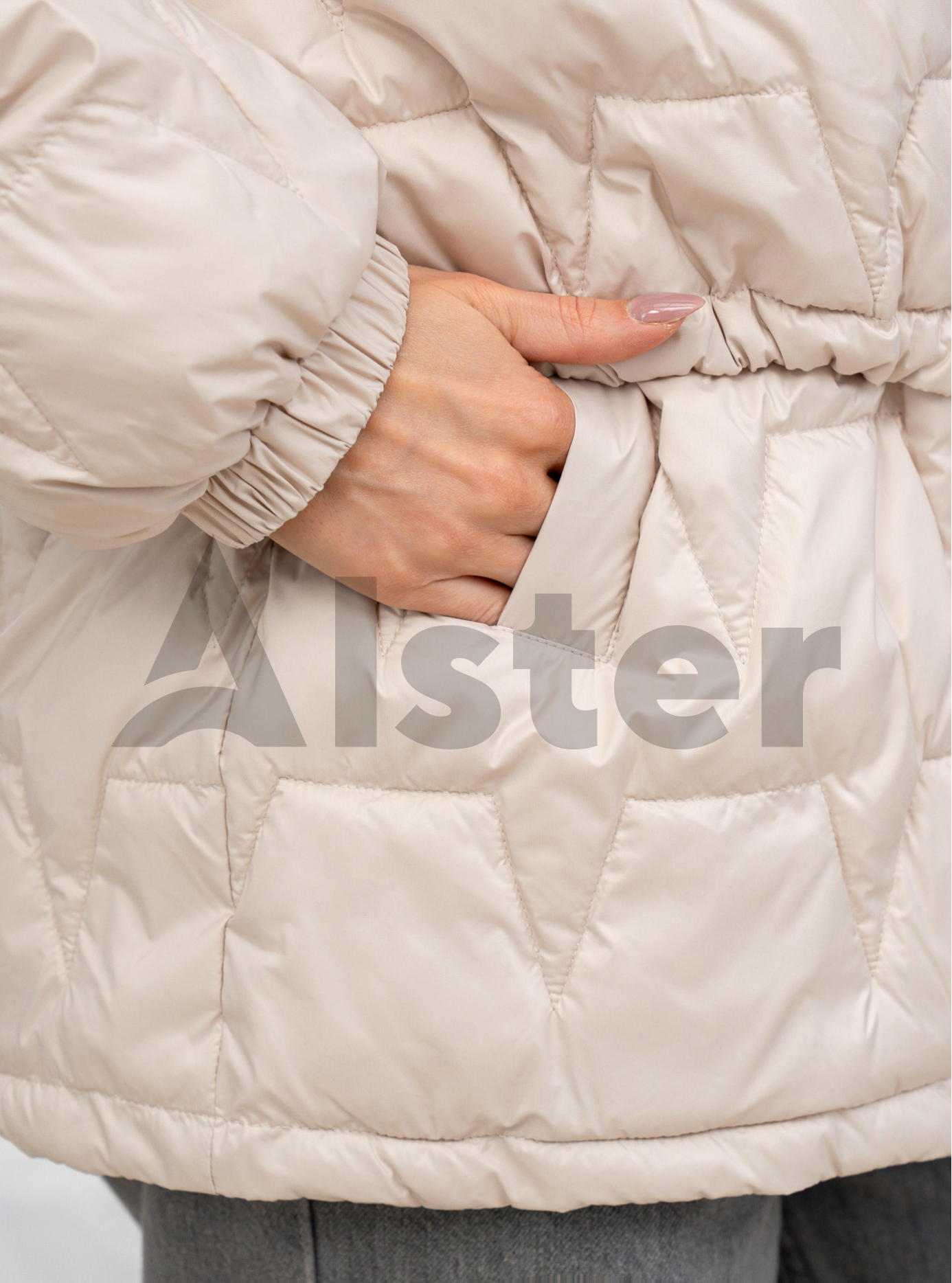 Демисезонная женская куртка Vivilona 2775 Молочный XL (26VIV2775-04): фото - Alster.ua