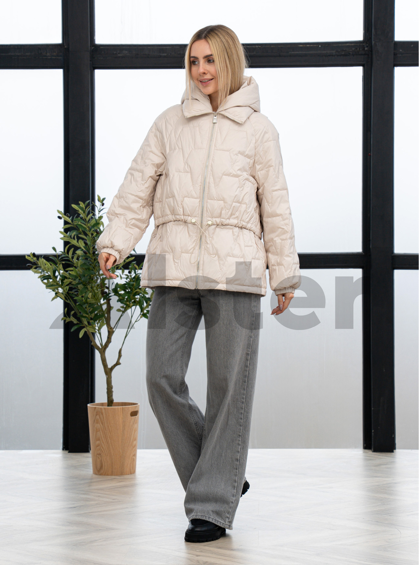 Демисезонная женская куртка Vivilona 2775 Молочный XL (26VIV2775-04): фото - Alster.ua