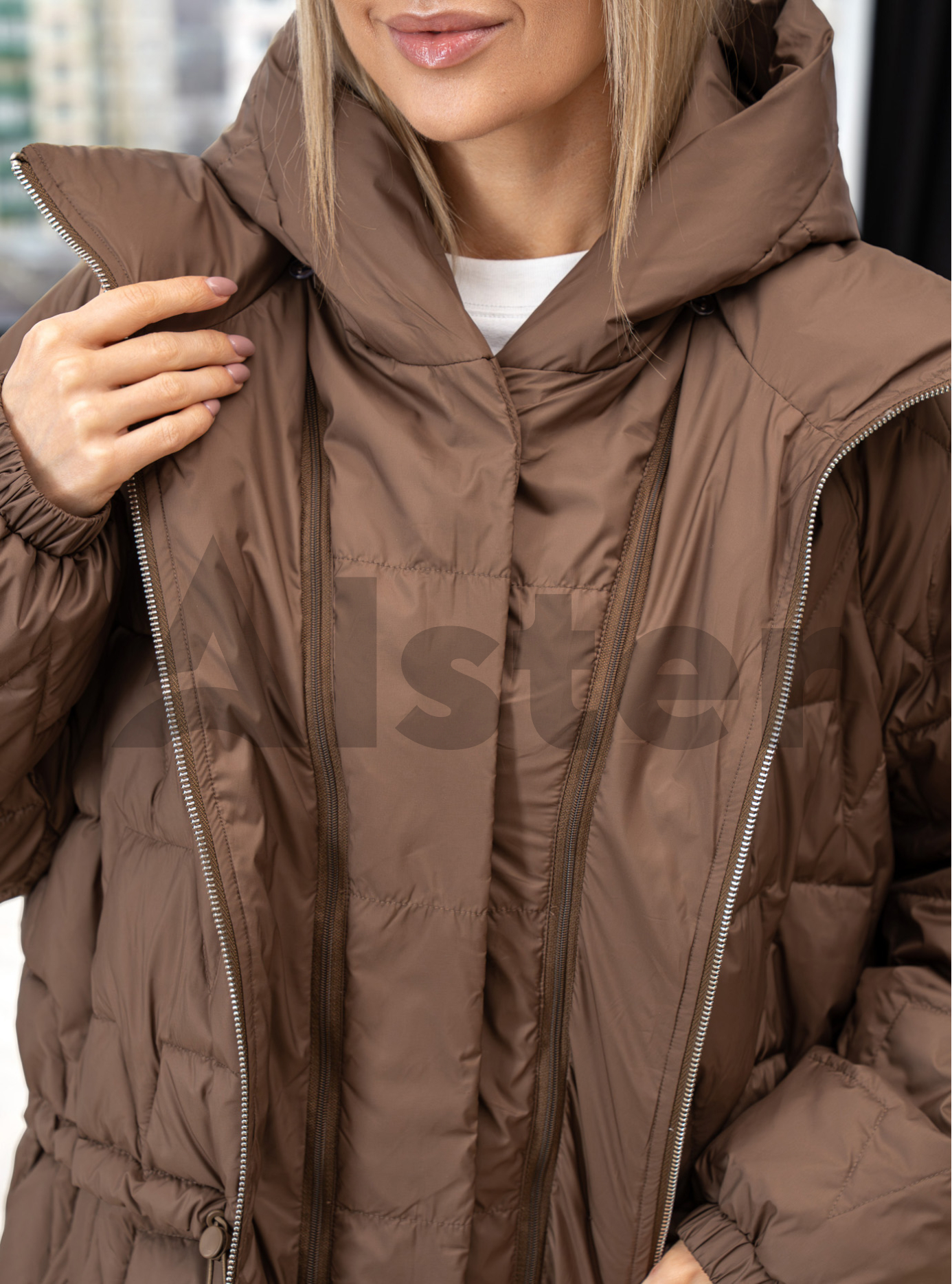 Демисезонная женская куртка Vivilona 2775 Коричневый M (26VIV2775-06): фото - Alster.ua