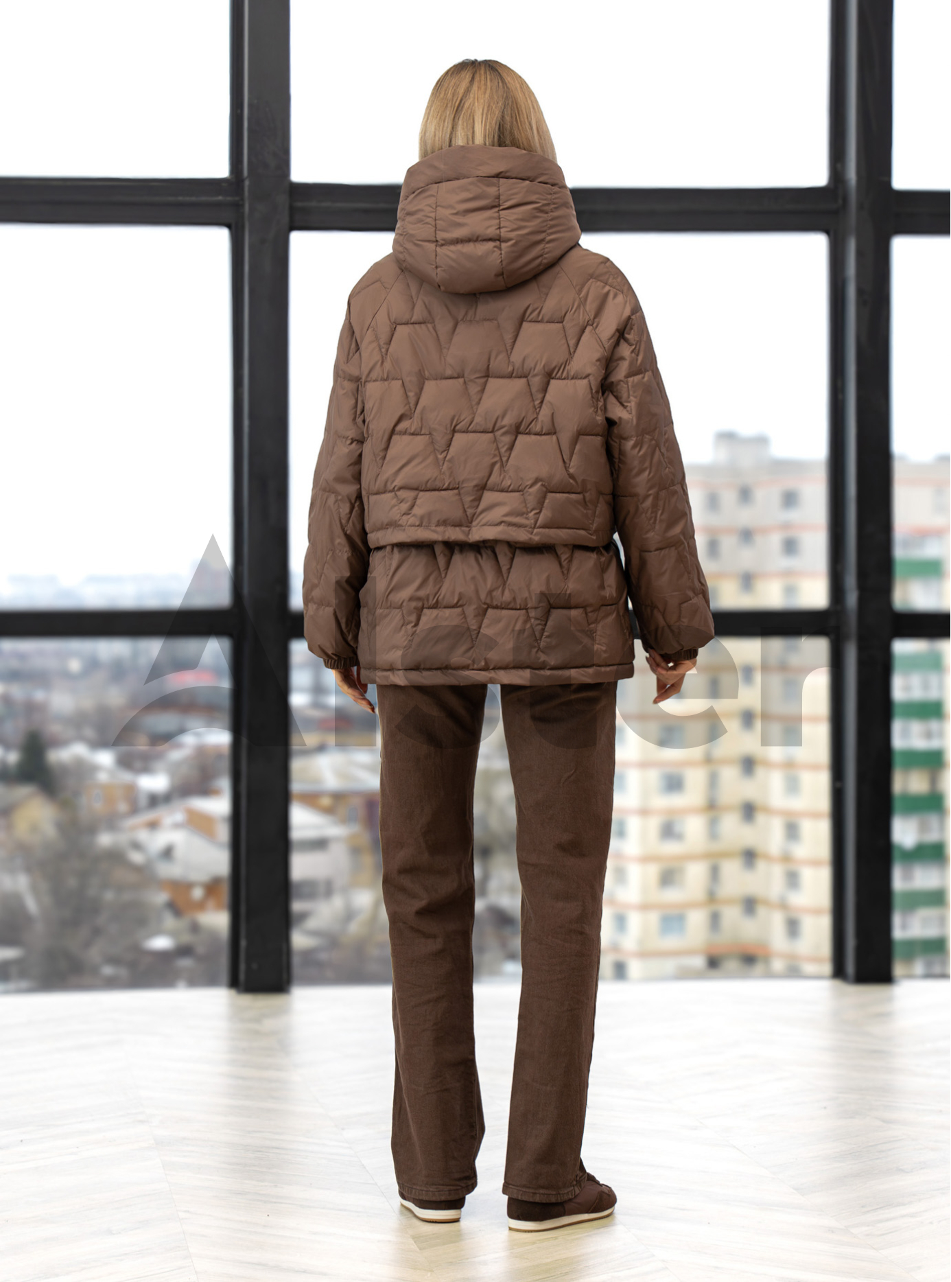 Демисезонная женская куртка Vivilona 2775 Коричневый M (26VIV2775-06): фото - Alster.ua