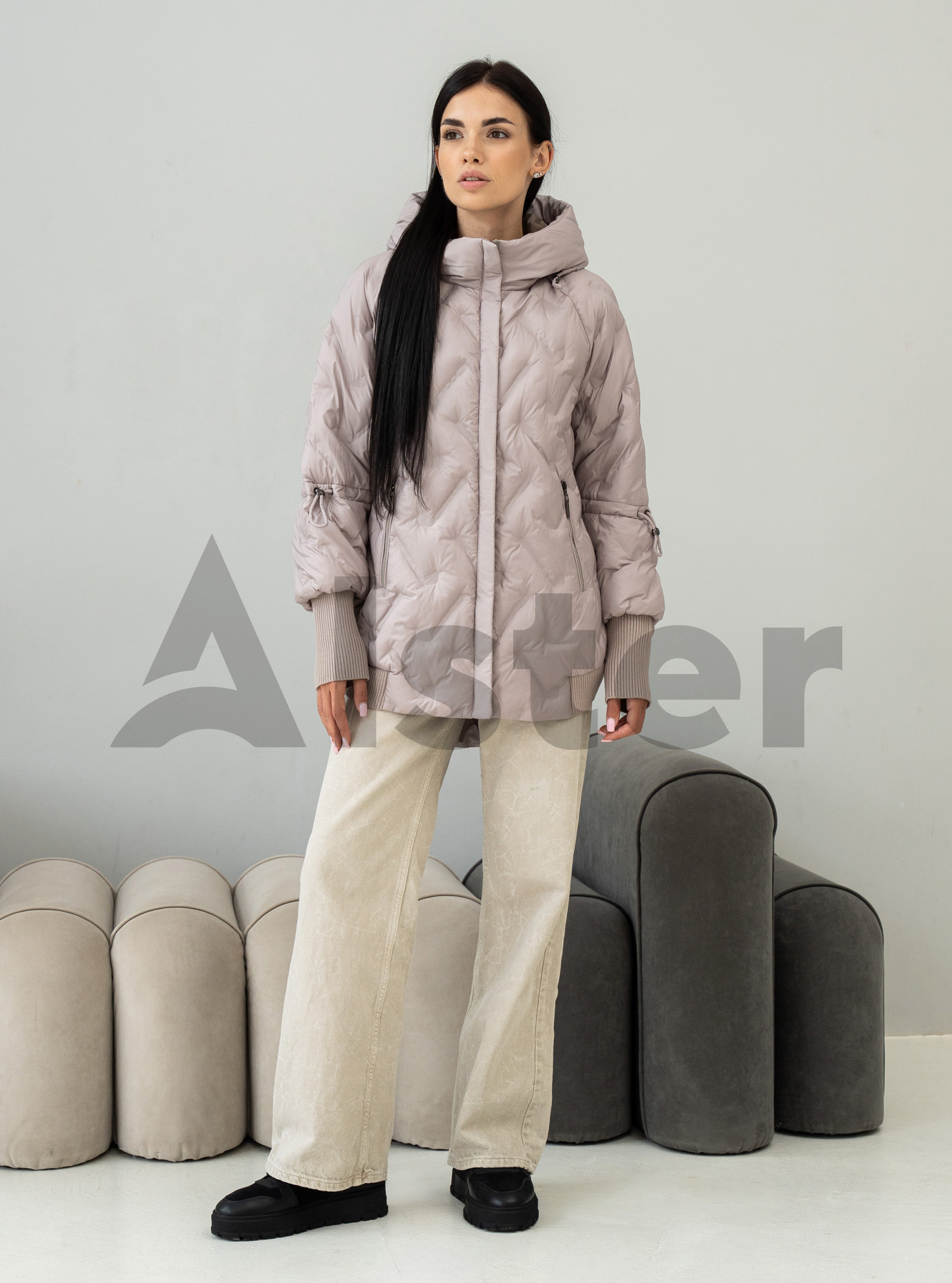 Жіноча демісезонна куртка Symonder 736 Срібний 3XL (26CR-736-20): фото - Alster.ua
