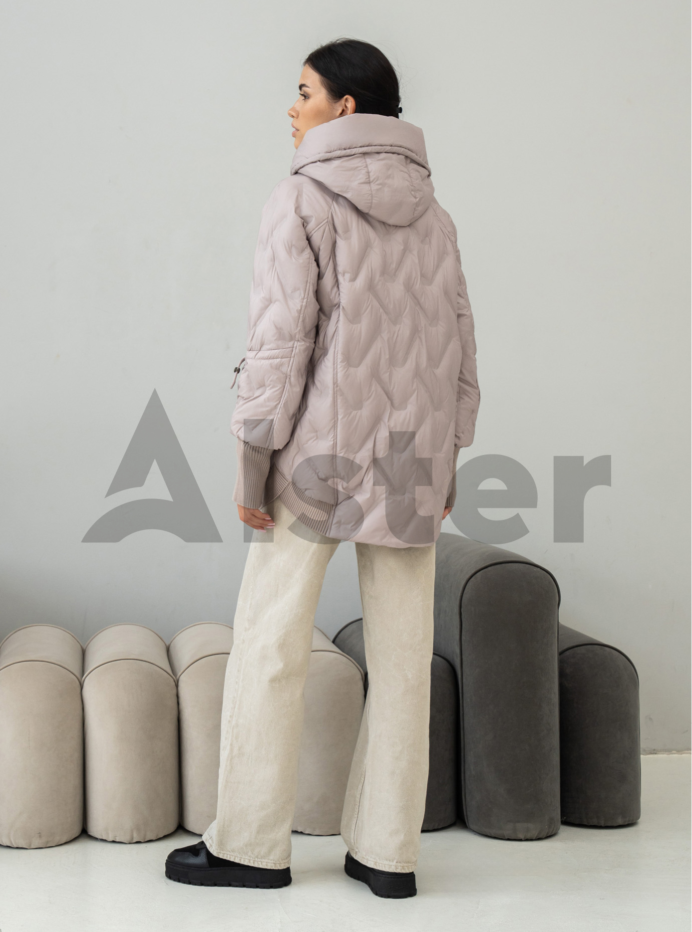 Жіноча демісезонна куртка Symonder 736 Срібний 3XL (26CR-736-20): фото - Alster.ua