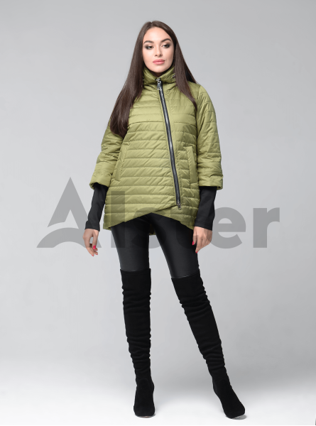 Женская зимняя куртка косой крой Женская зимняя куртка косой крой