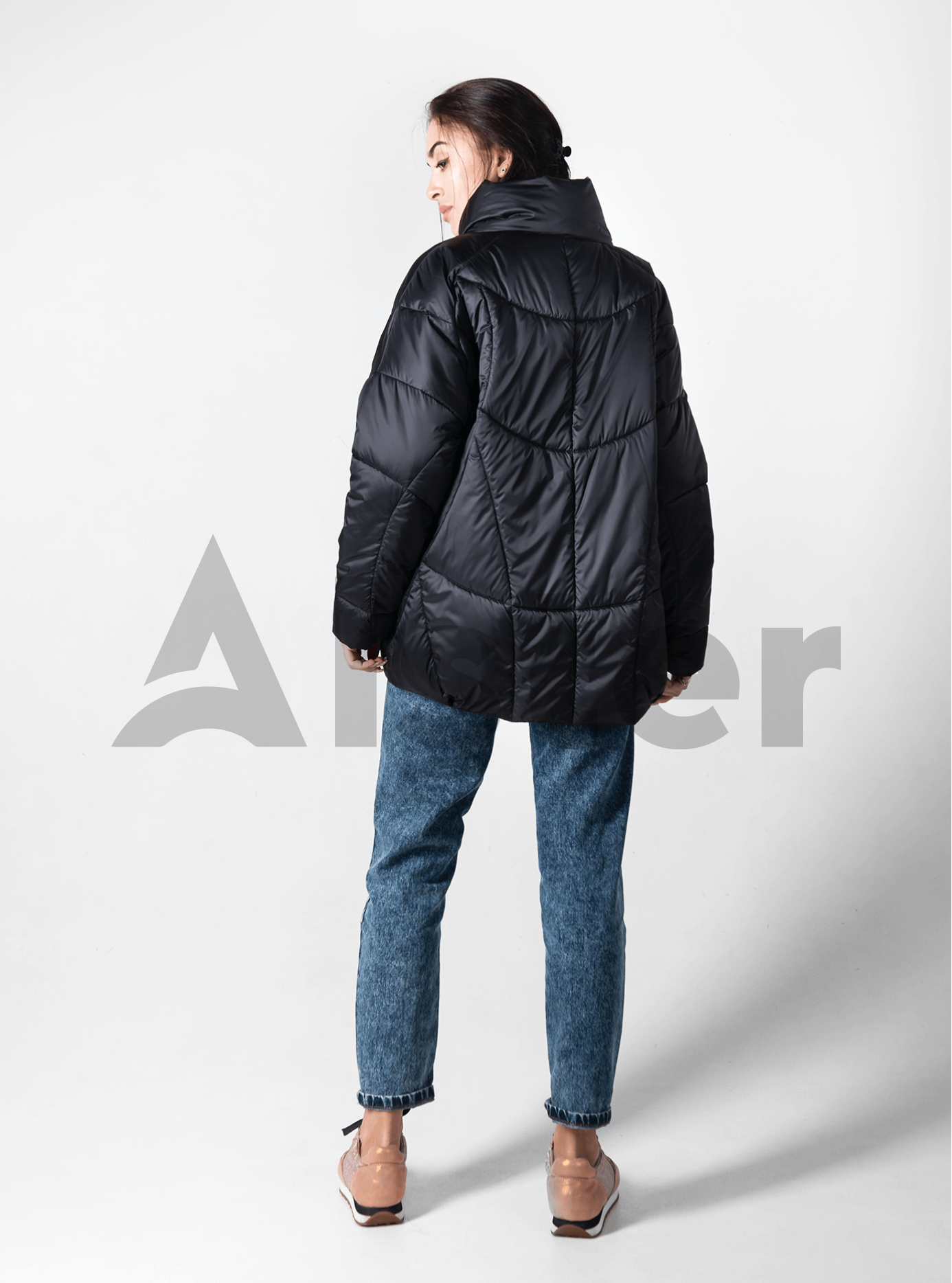 Женская куртка весна-осень KTL-300 Чёрный 50 (KTL300-05): фото - Alster.ua