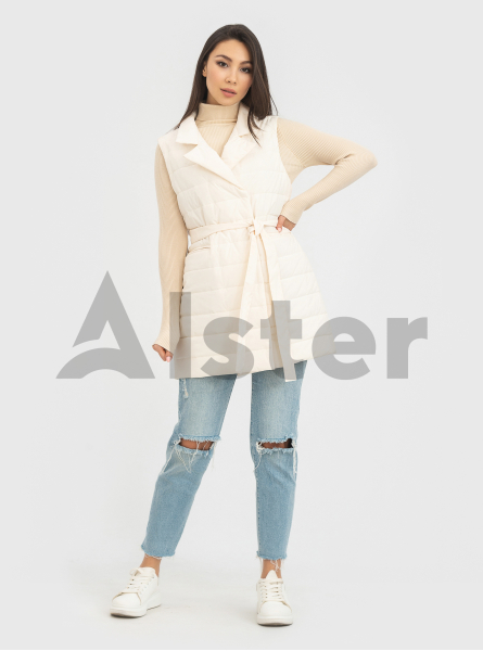 Женский жилет с поясом