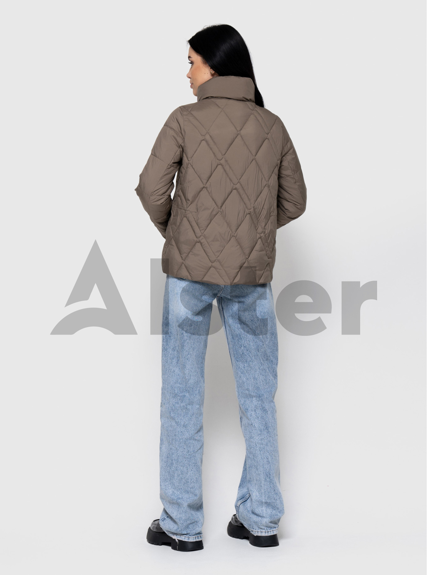 Демисезонная женская куртка Vivilona 2601 Оливковый 2XL (V2601-19): фото - Alster.ua