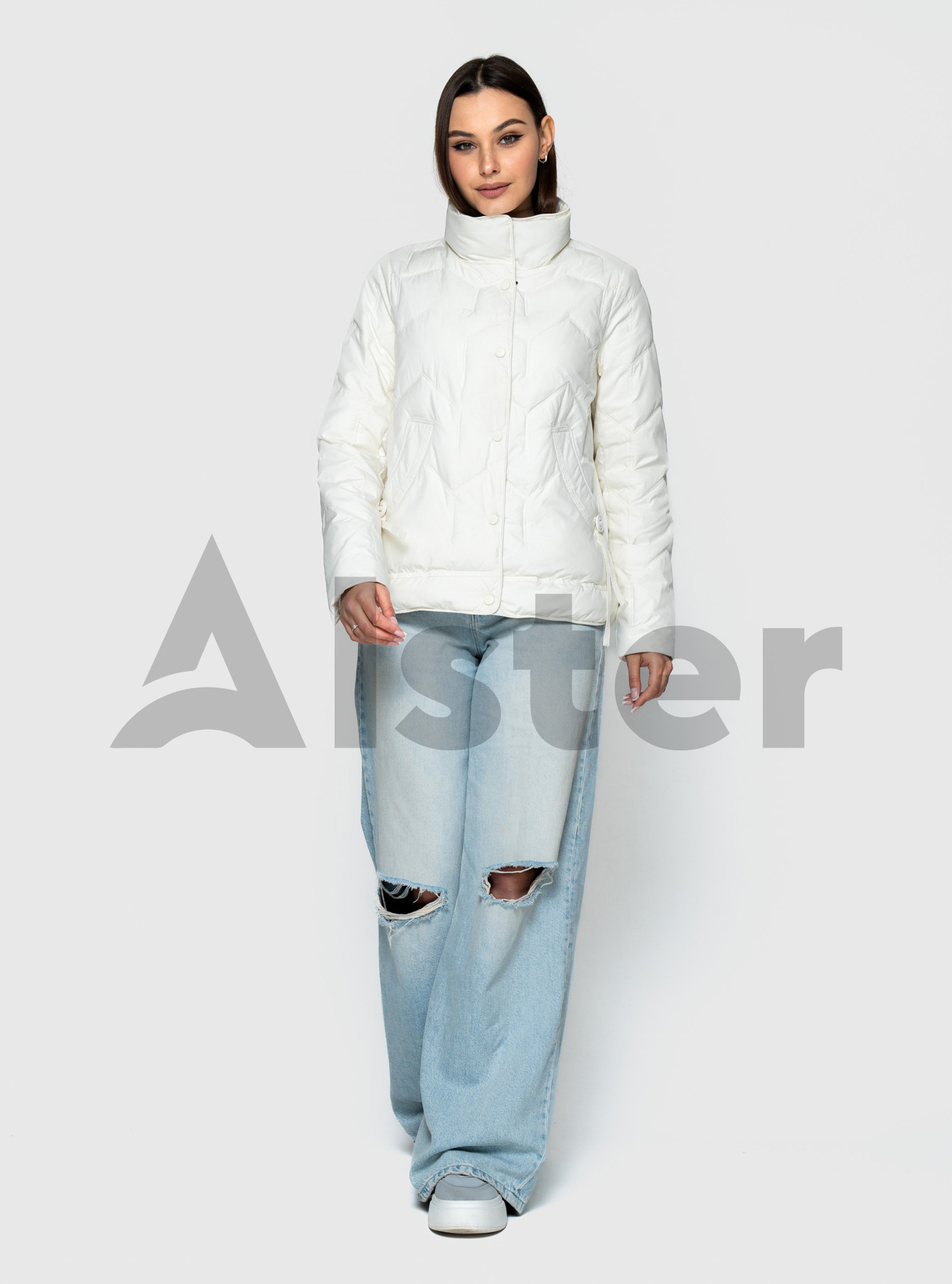 Короткая демисезонная женская куртка Vivilona 2606 Молоко XL (V2606-12): фото - Alster.ua Короткая демисезонная женская куртка Vivilona 2606 Молоко XL (V2606-12): фото - Alster.ua