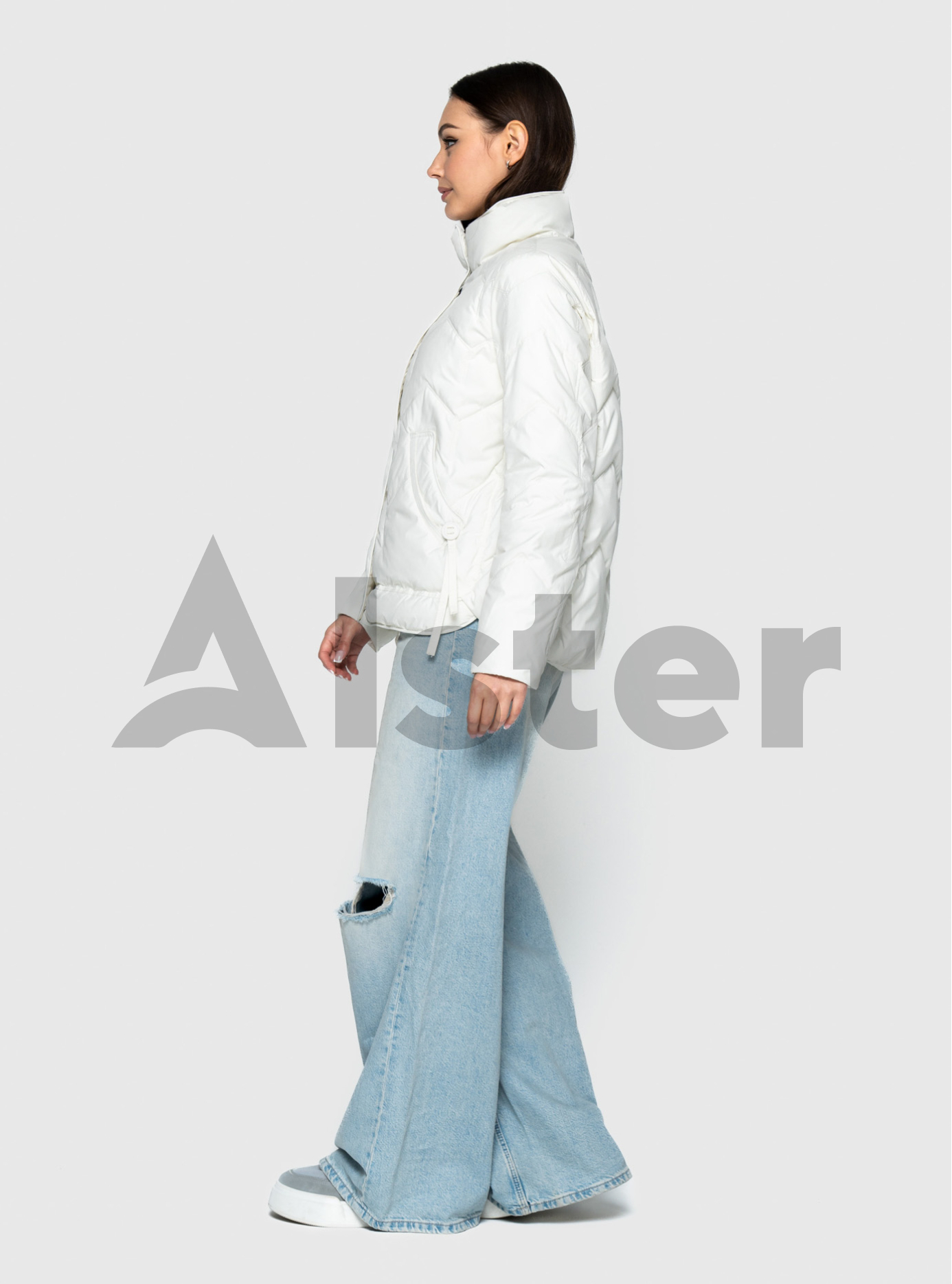 Короткая демисезонная женская куртка Vivilona 2606 Молоко XL (V2606-12): фото - Alster.ua Короткая демисезонная женская куртка Vivilona 2606 Молоко XL (V2606-12): фото - Alster.ua