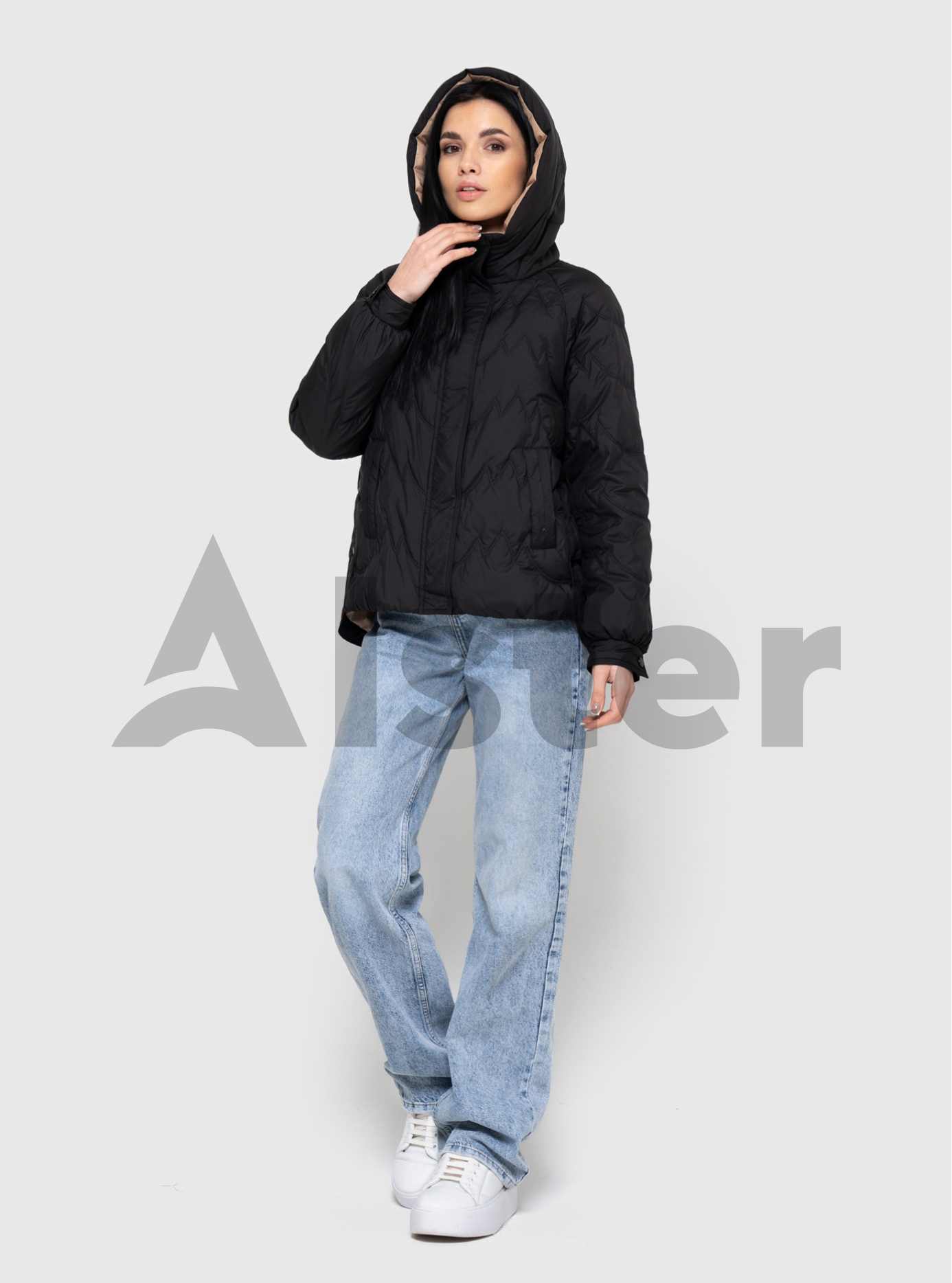 Короткая демисезонная женская куртка Vivilona 2618 Чёрный L (V2618-07): фото - Alster.ua Короткая демисезонная женская куртка Vivilona 2618 Чёрный L (V2618-07): фото - Alster.ua