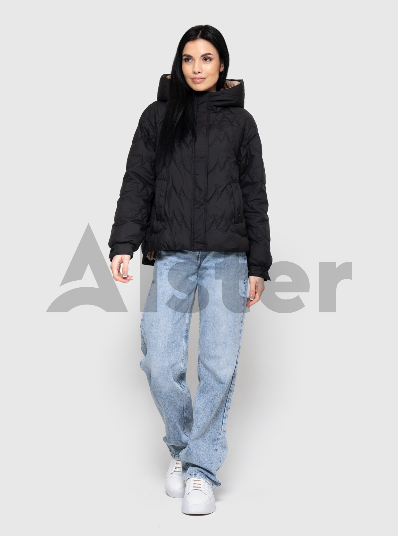 Короткая демисезонная женская куртка Vivilona 2618 Чёрный L (V2618-07): фото - Alster.ua Короткая демисезонная женская куртка Vivilona 2618 Чёрный L (V2618-07): фото - Alster.ua