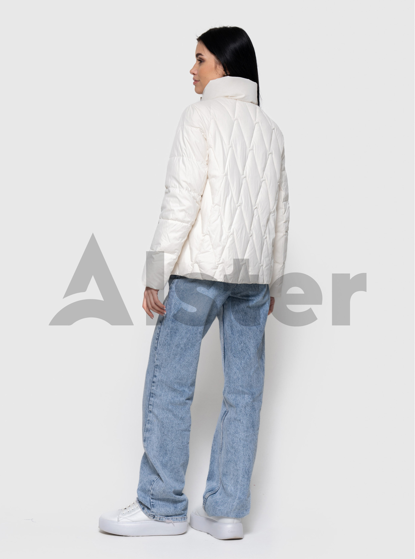 Демисезонная женская куртка Vivilona 2635 Молоко XL (V2635-27): фото - Alster.ua