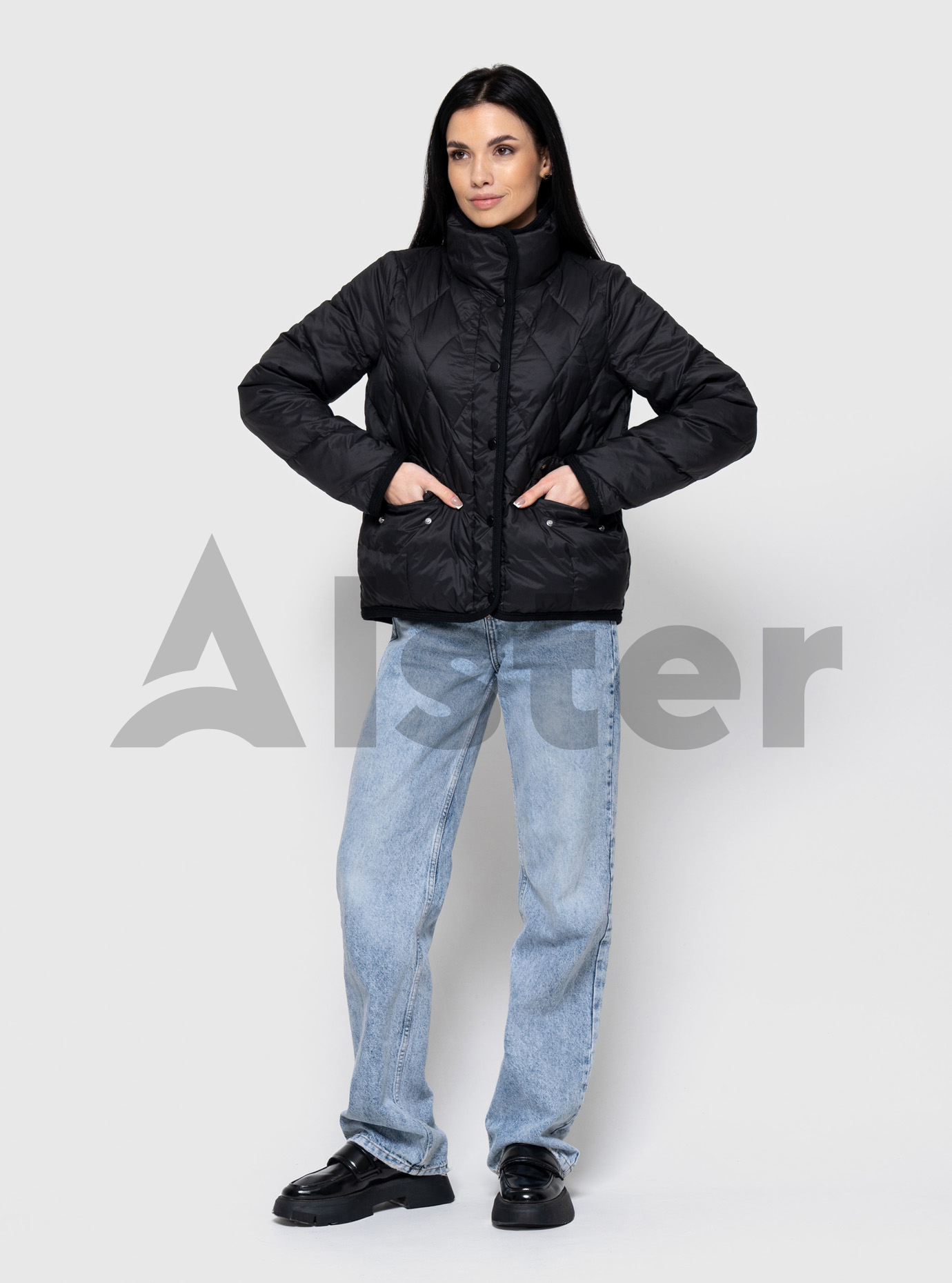 Демисезонная женская куртка Vivilona 2649 Чёрный M (V2649-12): фото - Alster.ua