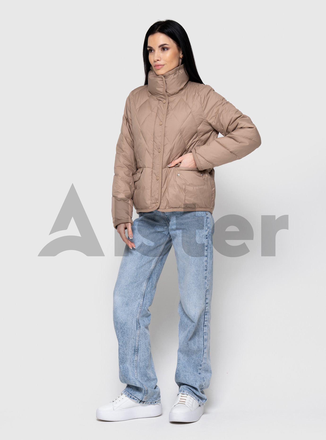 Демисезонная женская куртка Vivilona 2649 Карамель 2XL (V2649-10): фото - Alster.ua