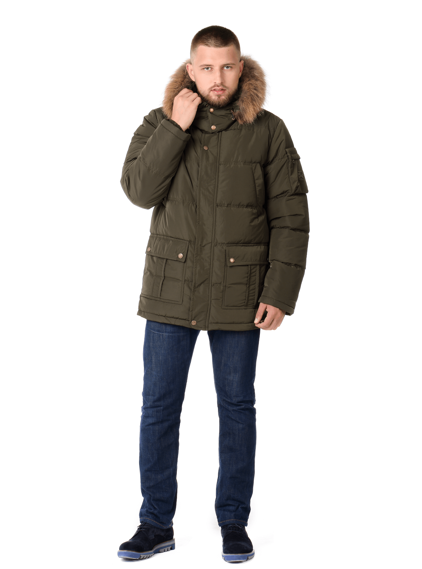 Куртка зимняя мужская мех енот Чёрный S (02-MR19074): фото - Alster.ua Куртка зимняя мужская мех енот Чёрный S (02-MR19074): фото - Alster.ua