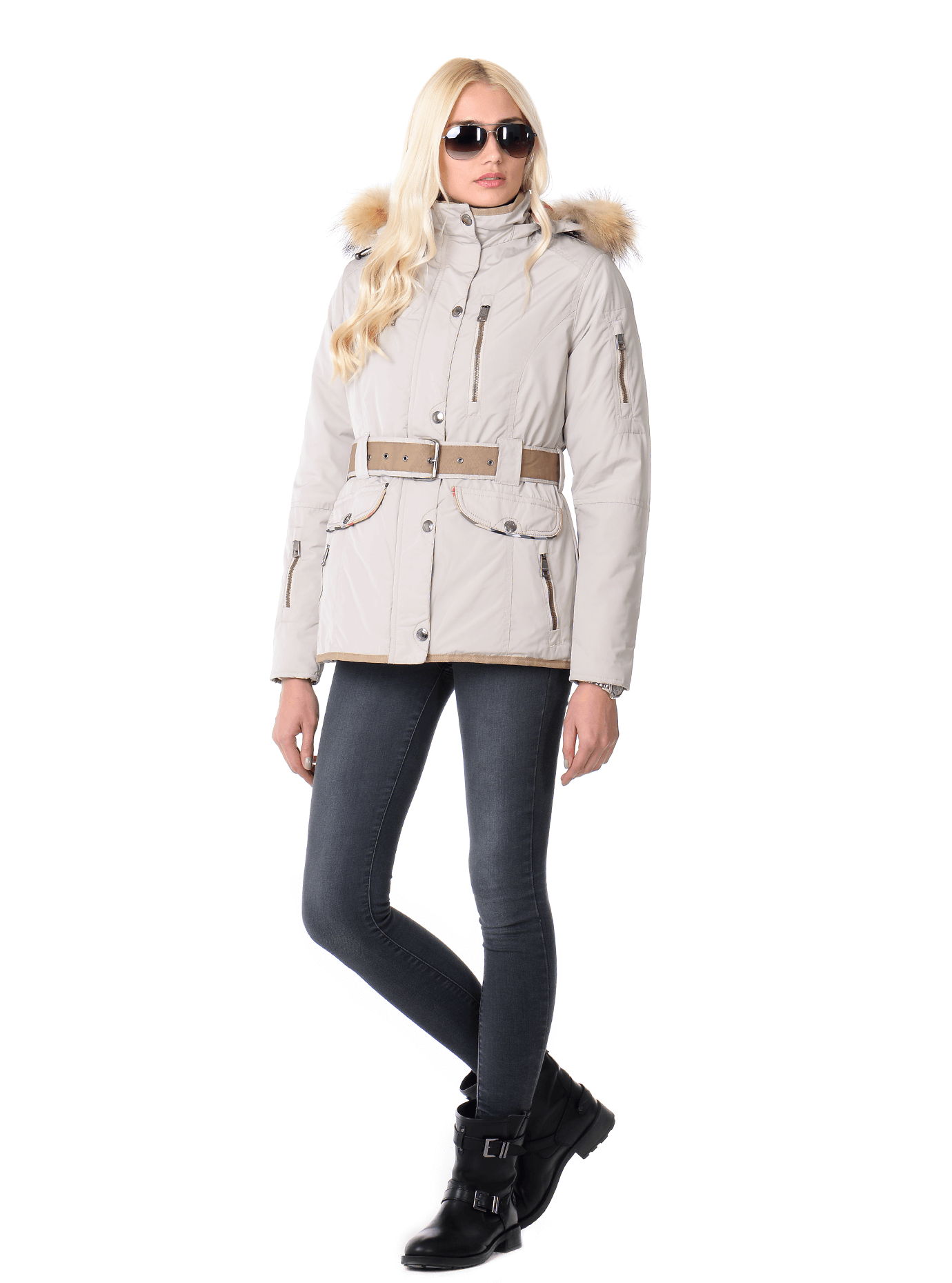 Куртка зимняя женская мех енот Молочный S (02-MR19092): фото - Alster.ua Куртка зимняя женская мех енот Молочный S (02-MR19092): фото - Alster.ua