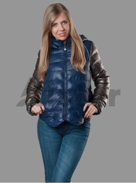 Куртка женская демисезонная с капюшоном