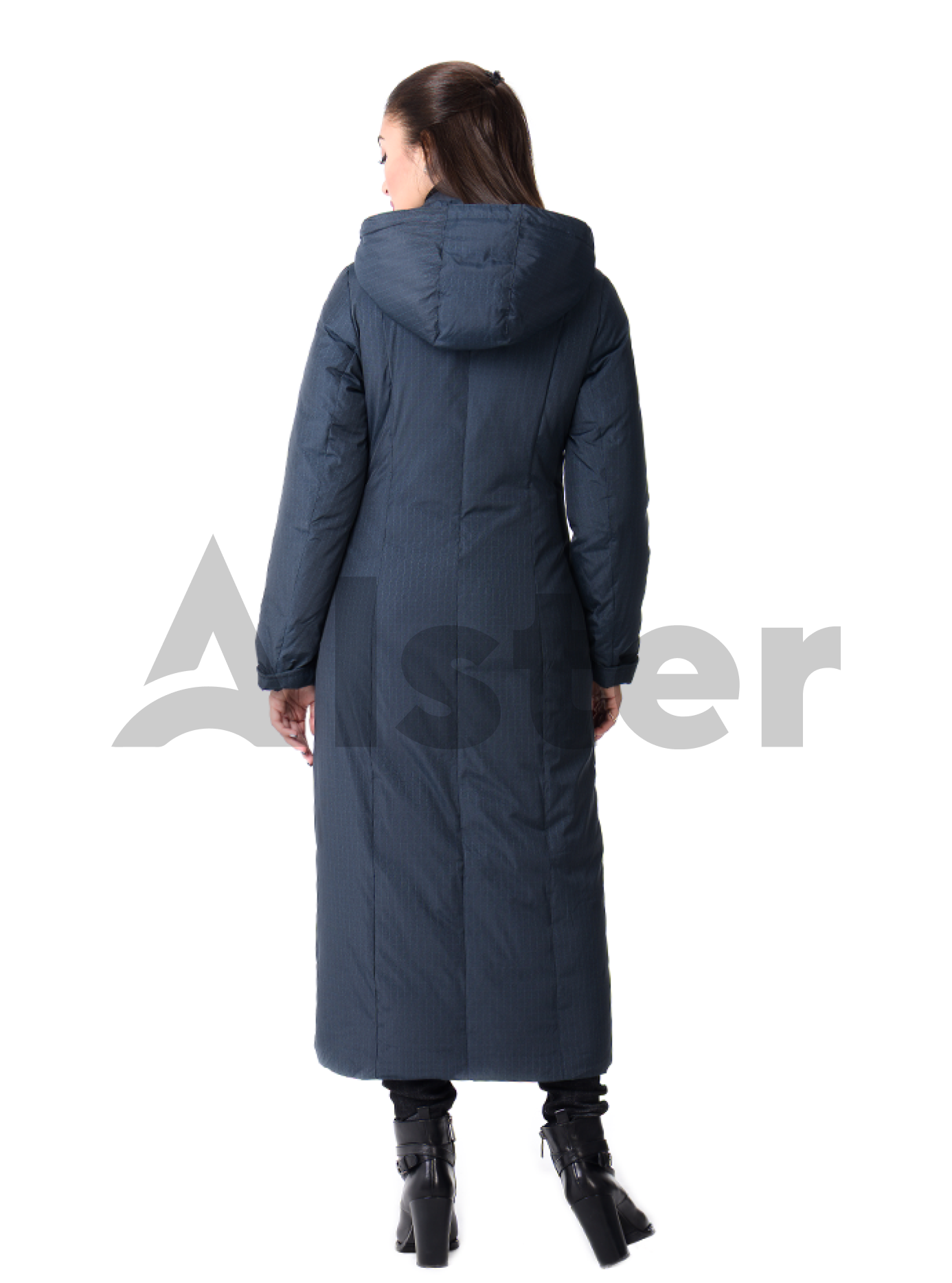 Пуховик зимний длинный с капюшоном Тёмно-синий S (03-P19027): фото - Alster.ua Пуховик зимний длинный с капюшоном Тёмно-синий S (03-P19027): фото - Alster.ua