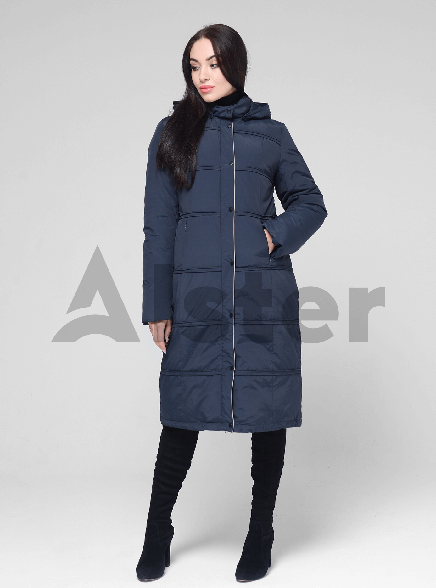 Пуховик зимний длинный с капюшоном Тёмно-синий L (04-CC19020): фото - Alster.ua Пуховик зимний длинный с капюшоном Тёмно-синий L (04-CC19020): фото - Alster.ua