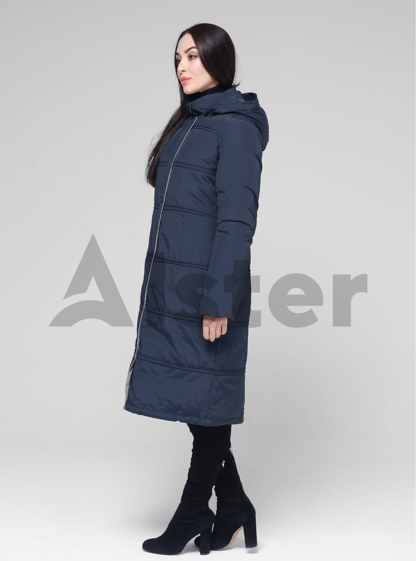 Пуховик зимний длинный с капюшоном Тёмно-синий L (04-CC19020): фото - Alster.ua Пуховик зимний длинный с капюшоном Тёмно-синий L (04-CC19020): фото - Alster.ua