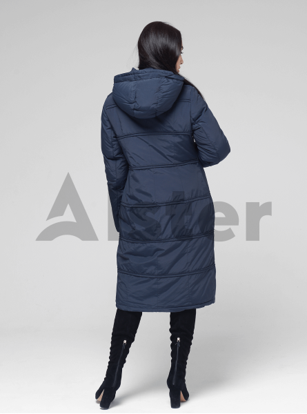 Пуховик зимний длинный с капюшоном Пуховик зимний длинный с капюшоном