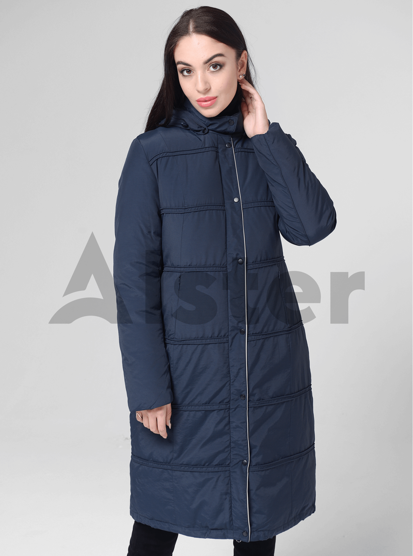 Пуховик зимний длинный с капюшоном Тёмно-синий L (04-CC19020): фото - Alster.ua Пуховик зимний длинный с капюшоном Тёмно-синий L (04-CC19020): фото - Alster.ua