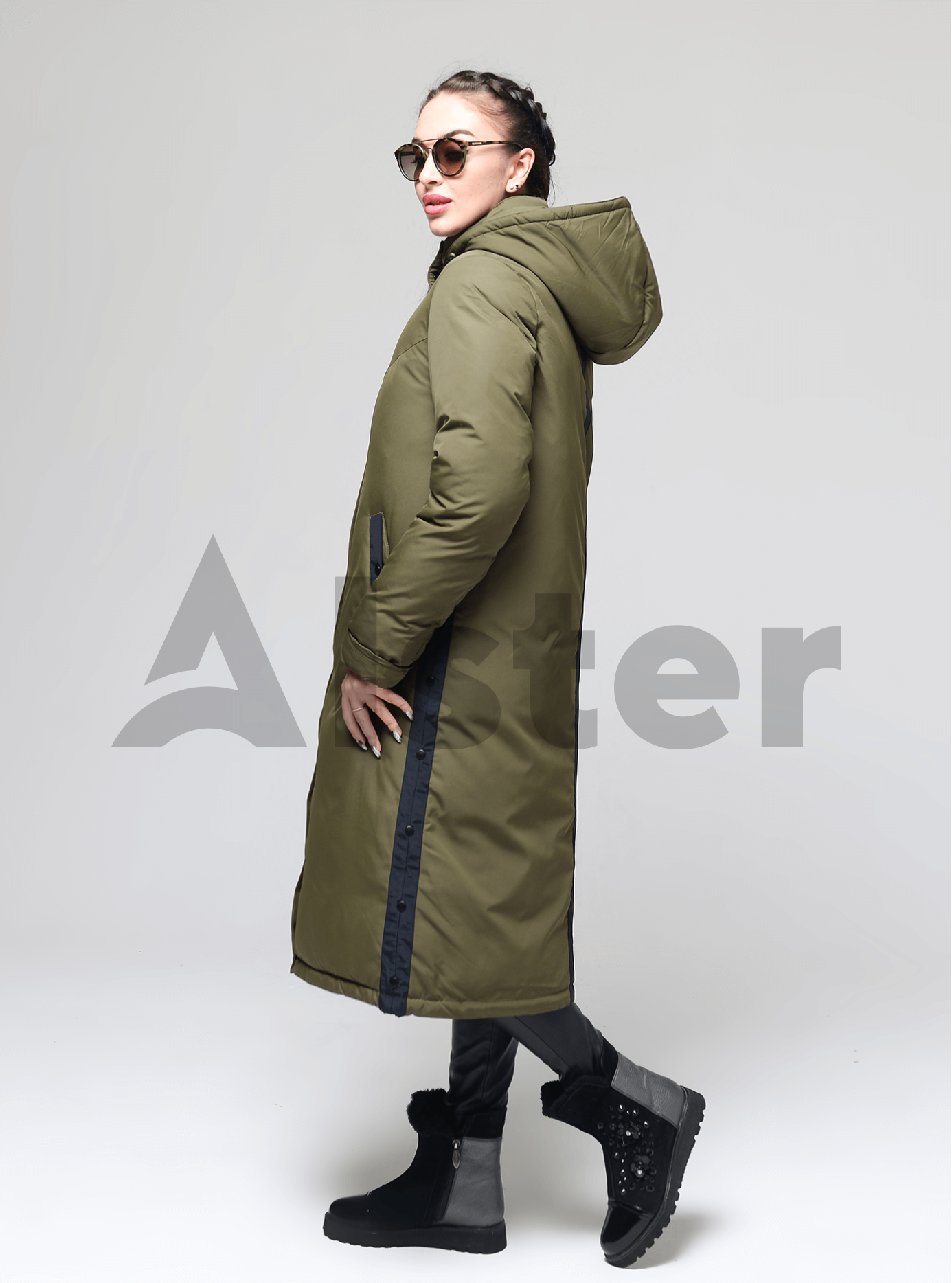 Пальто зимнее женское прямое Хаки S (04-CC19006): фото - Alster.ua Пальто зимнее женское прямое Хаки S (04-CC19006): фото - Alster.ua