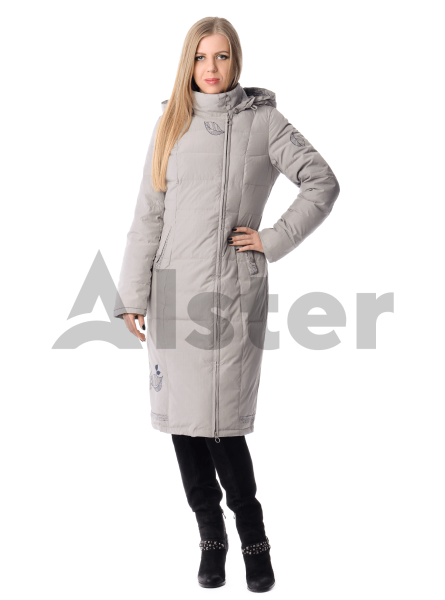 Пуховик зимний длинный на молнии Пуховик зимний длинный на молнии