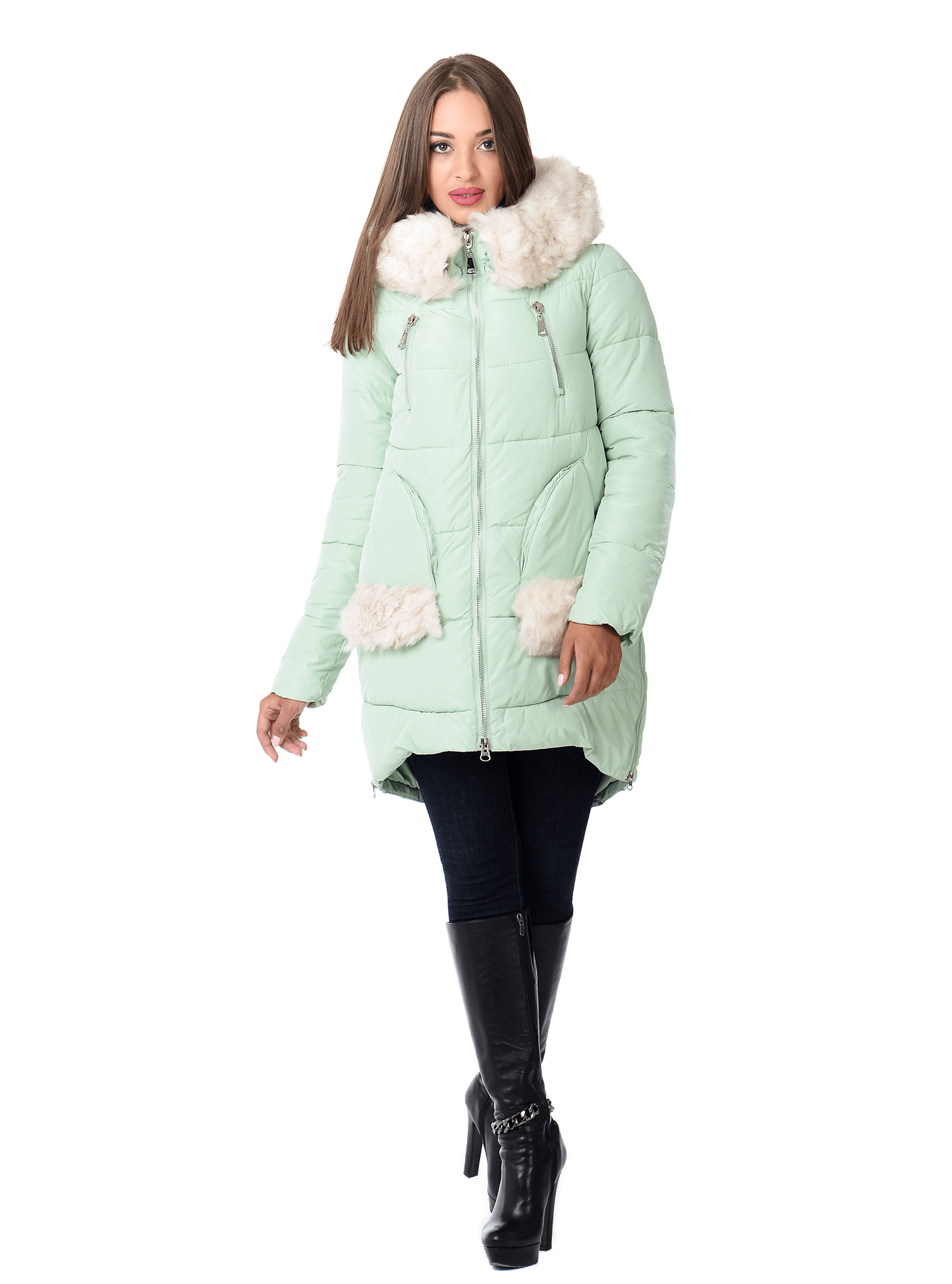 Куртка зимняя женская Синий S (01-RR16009): фото - Alster.ua Куртка зимняя женская Синий S (01-RR16009): фото - Alster.ua