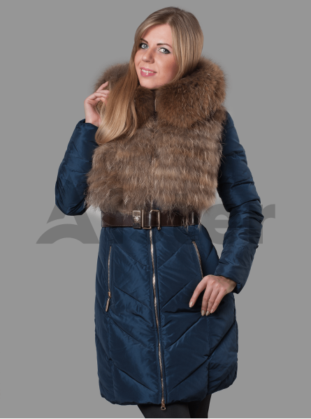 Пуховик зимний женский