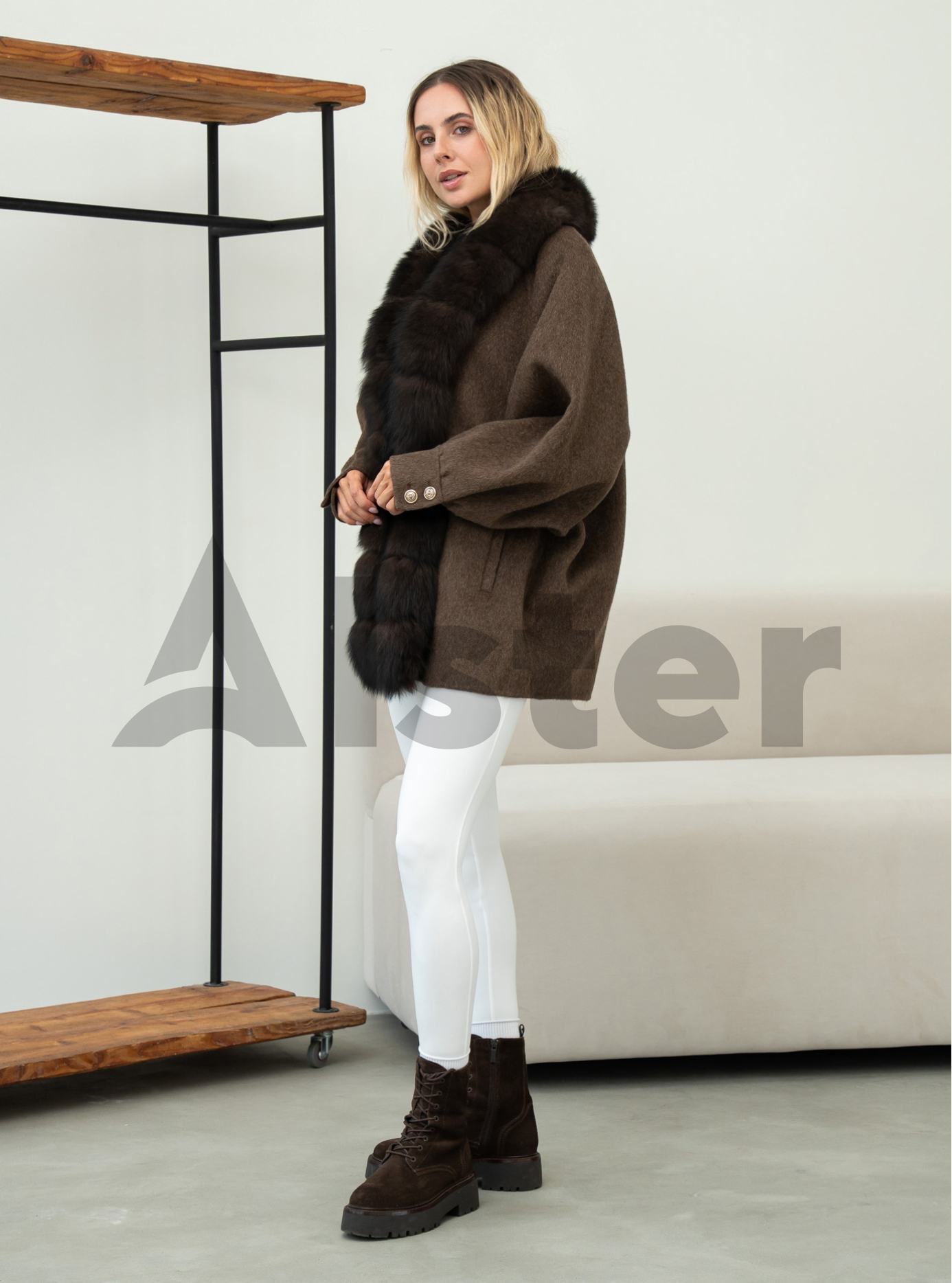 Пальто классическое Amax Lara 5036 Чёрный 46 (26AL5036-04): фото - Alster.ua