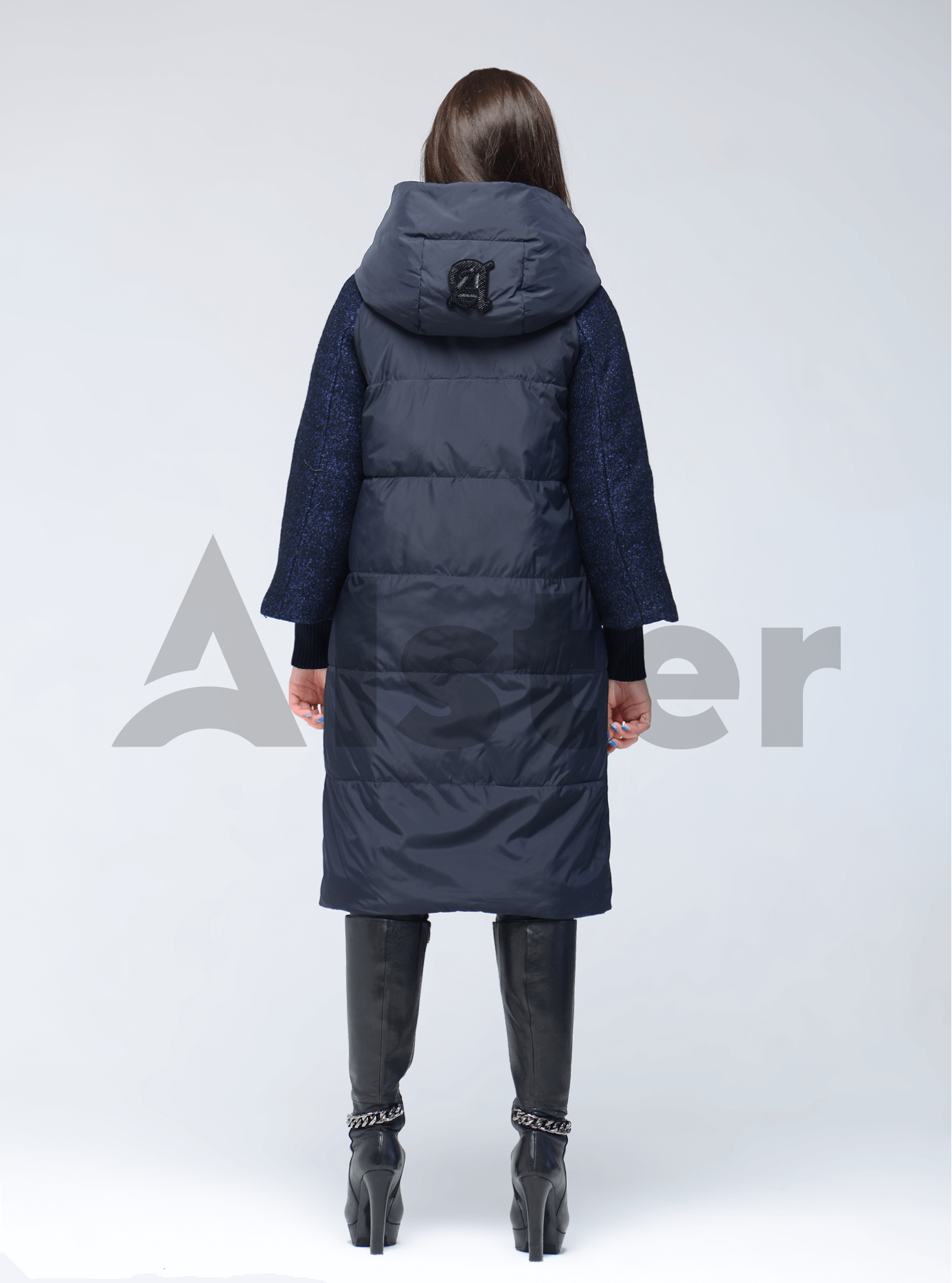 Куртка женская зимняя с манжетами Синий S (05-AB9060): фото - Alster.ua