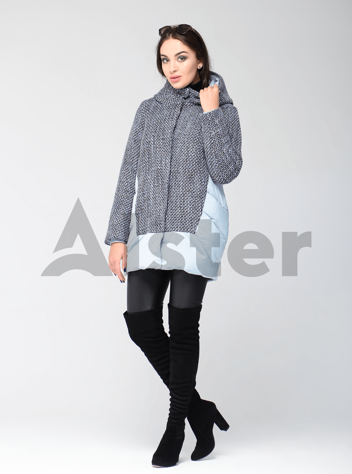 Куртка женская зимняя стильная Голубой 2XL (05-AB9041): фото - Alster.ua