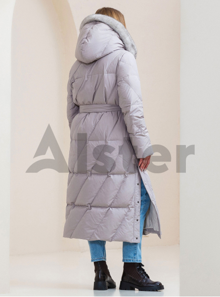 Длинное женское пальто с мехом 72310 Длинное женское пальто с мехом 72310