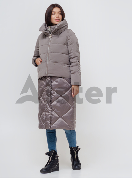 Куртка зимняя длинная с жилетом