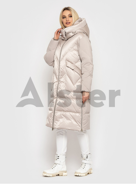 Женская зимняя длинная куртка с капюшоном BatterFlei