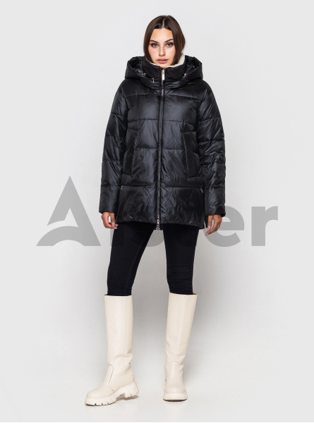 Зимняя женская куртка 2218 с мехом на воротнике