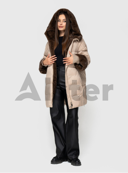 Зимняя женская куртка Batterflei 2425/47 удлиненная