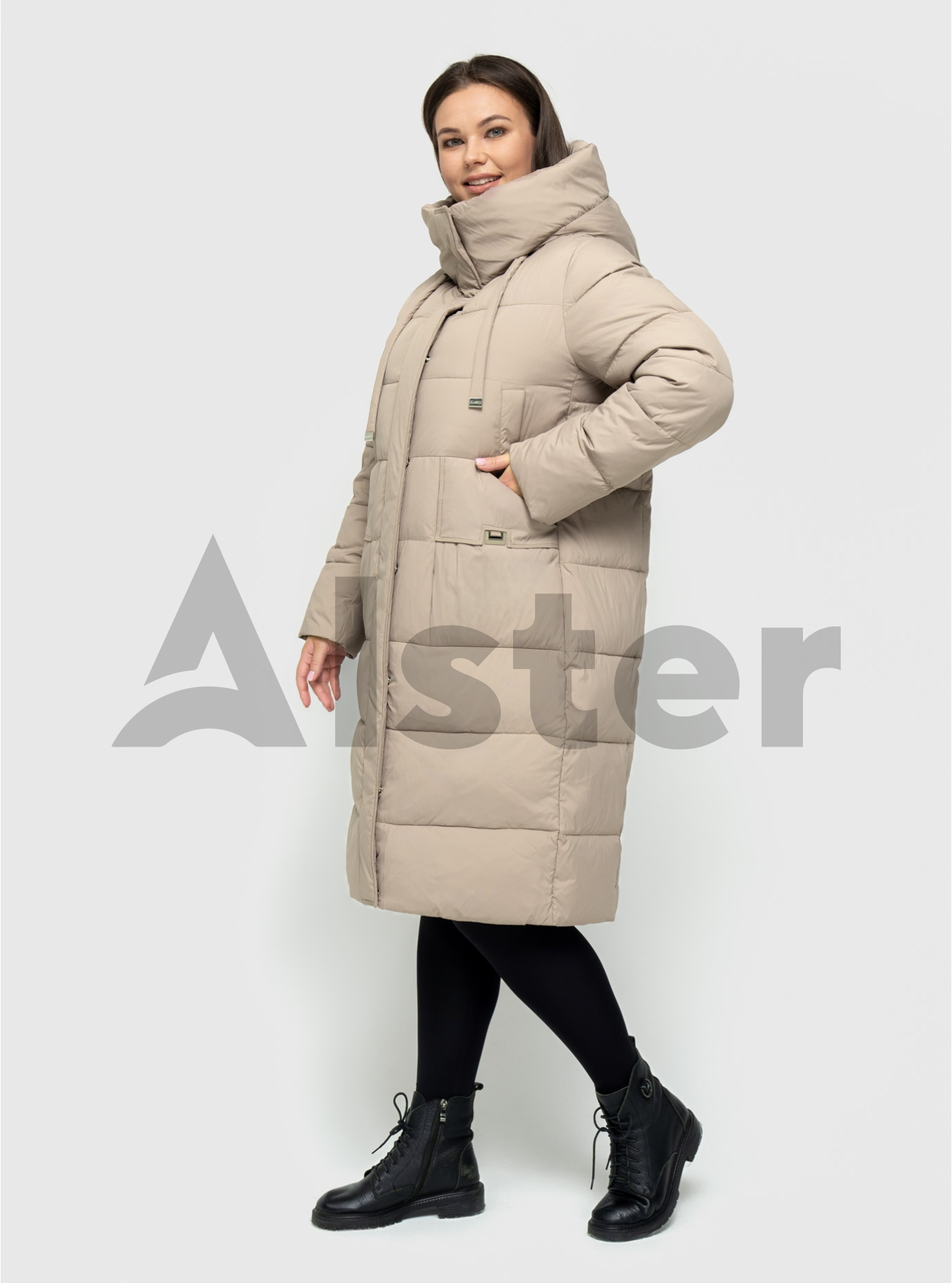 Зимнее пальто Caroles 3330 (большие размеры) Бежевый XL (CAR3330-07): фото - Alster.ua Зимнее пальто Caroles 3330 (большие размеры) Бежевый XL (CAR3330-07): фото - Alster.ua